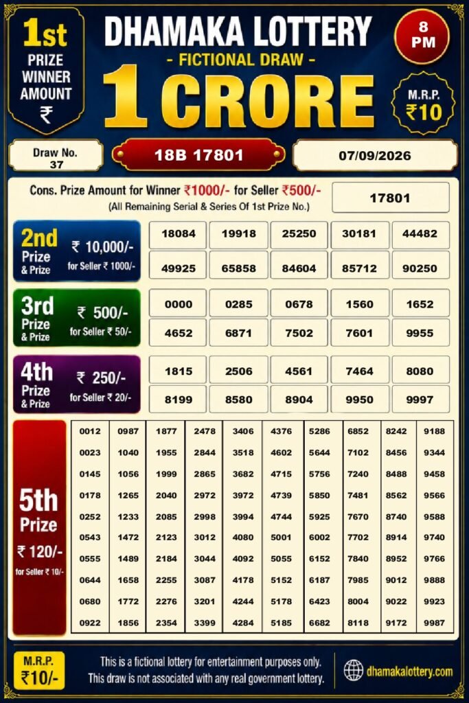 8PM Full Result