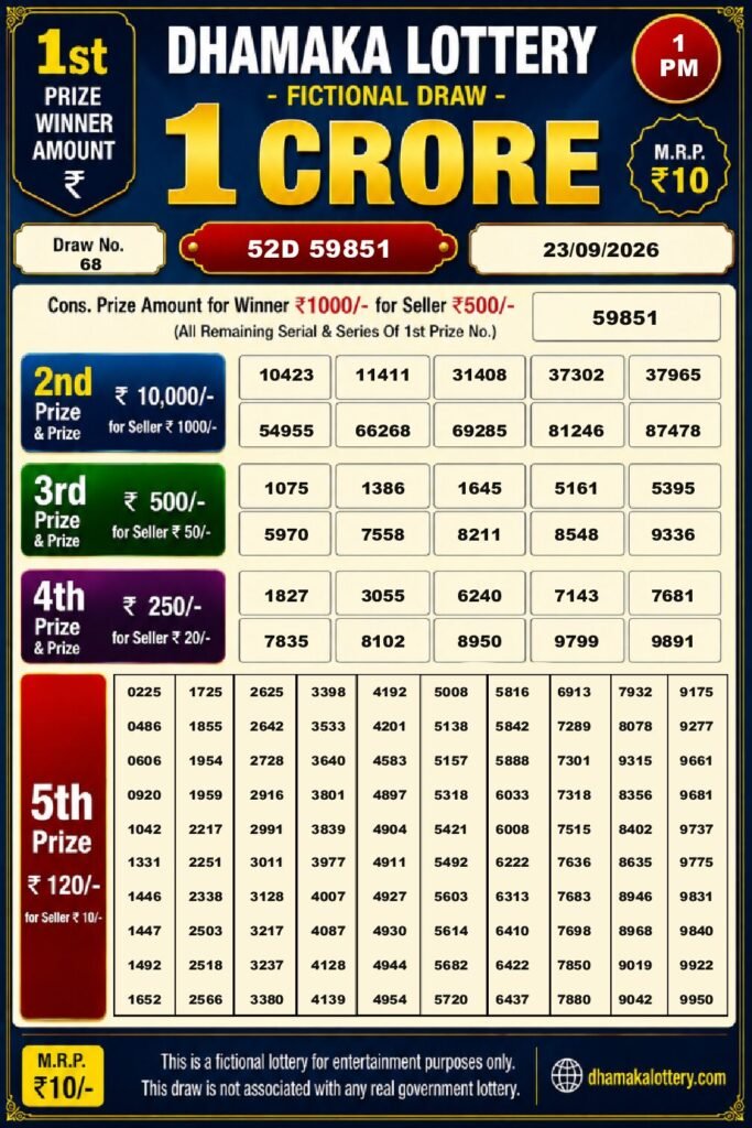 1PM Full Result